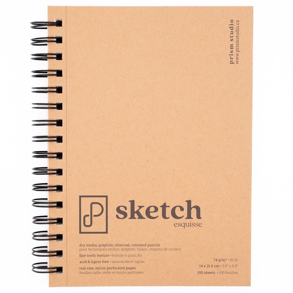 Prism Studio Sketch Pad (Wire bound), Size: 5.5 x 8.5"