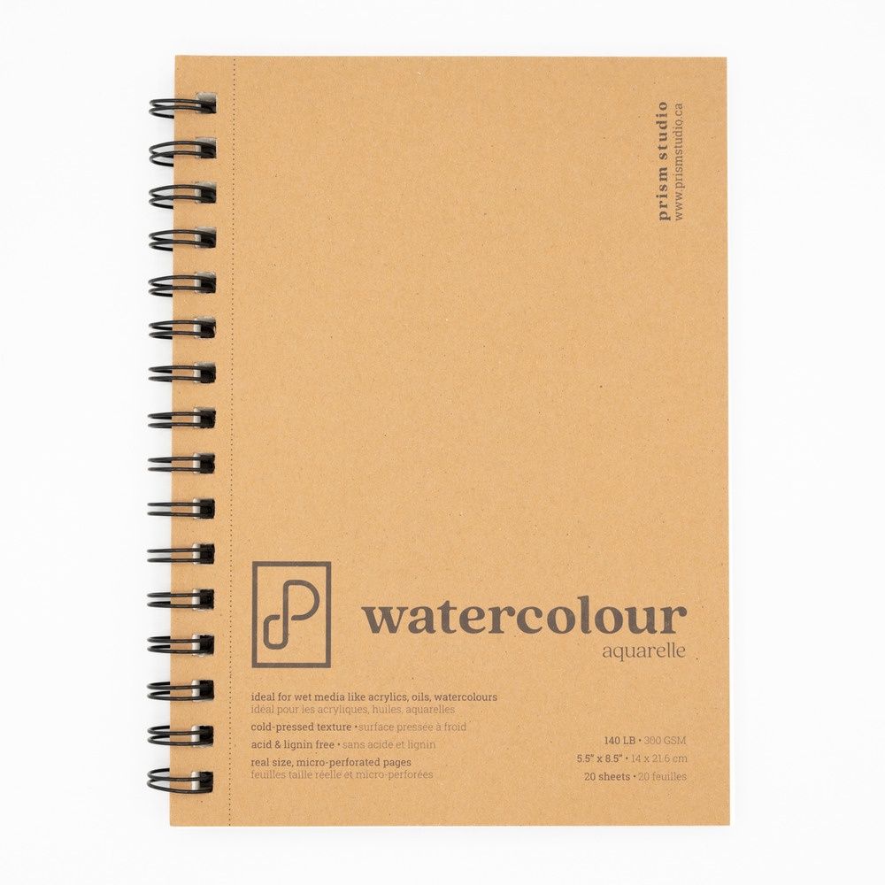 Prism Studio Watercolour Pad (Wire bound), Size: 5.5 x 8.5"