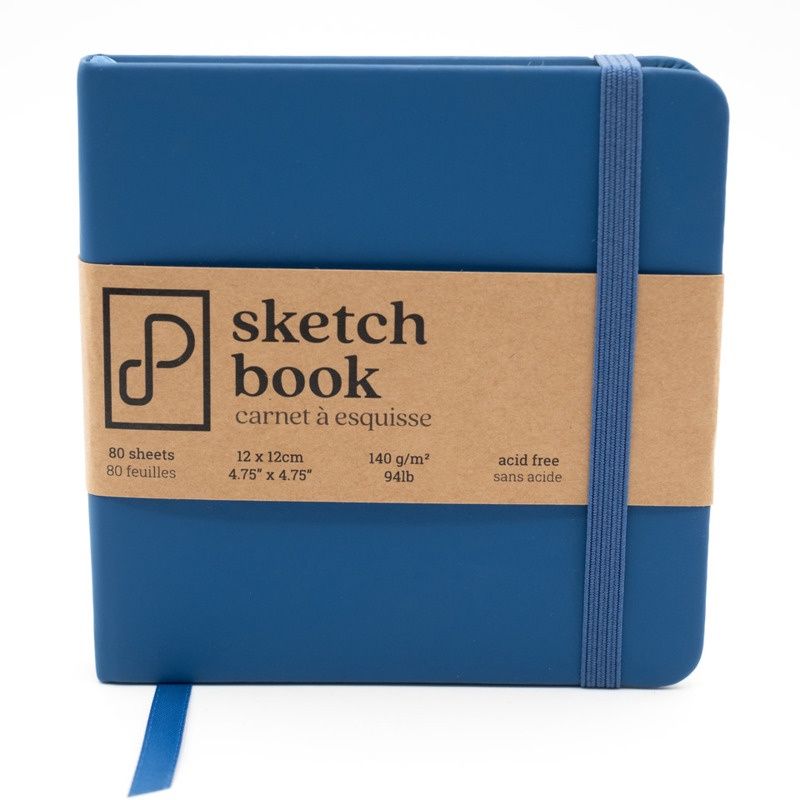Prism Studio Sketchbook Journal, COlour: Blue Velvet, Size: 12cm x 12cm