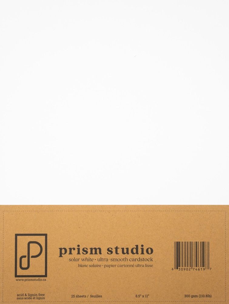 Prism Studio Ultra-Smooth Cardstock 8.5X11"
