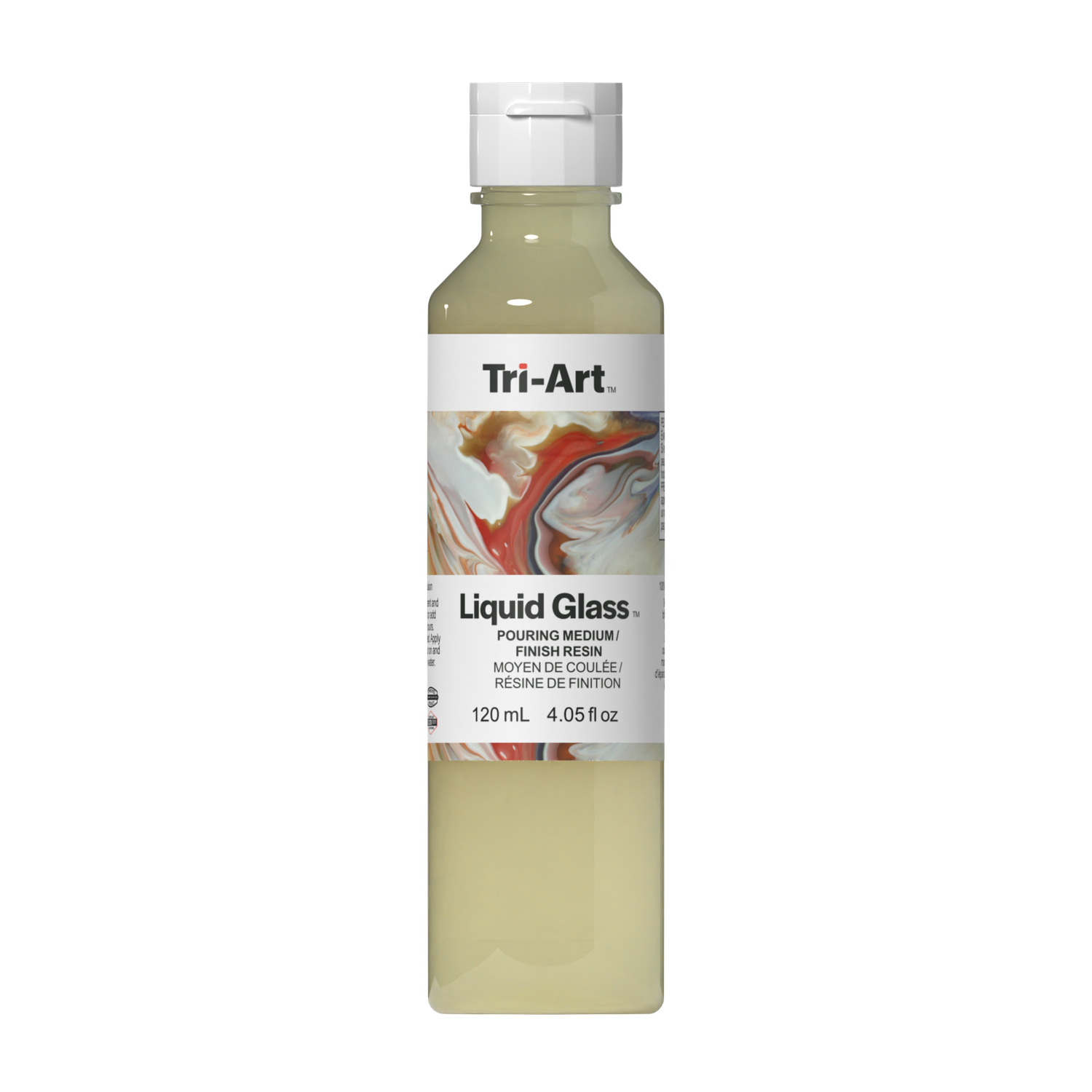 Tri-Art Liquid Glass Pouring Medium, Size: 120ml