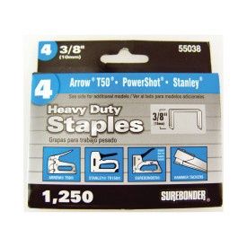 Staples, Type: Heavy Duty 3/8"