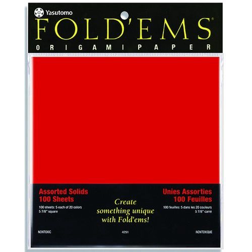 Origami Sheets, Type: Assorted Colours