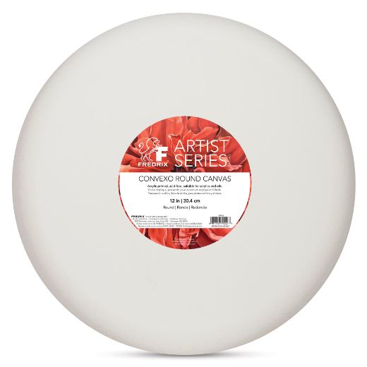 Fredrix Convexo Round Canvasses, Size: 12"