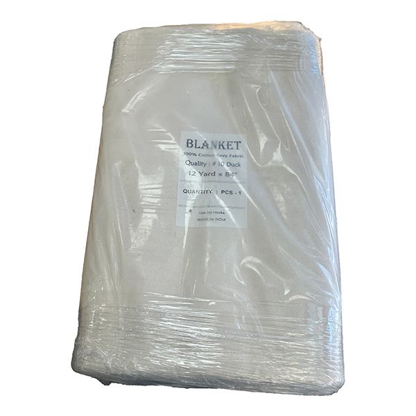 CLEARANCE - Unprimed Canvas - Folded (Blankets), Type: 84" 12oz - 12 yards