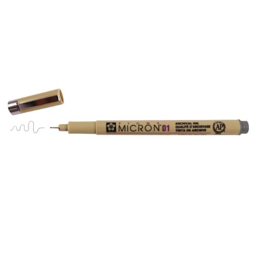 Pigma Micron Pen - Greys, COlour: Cool, Size: 01 (.25mm)