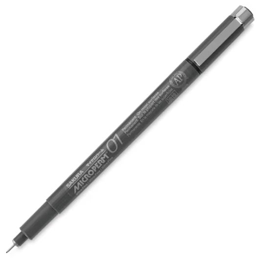 Pigma MicroPerm Pen - Black, Size: 01 (.25mm)