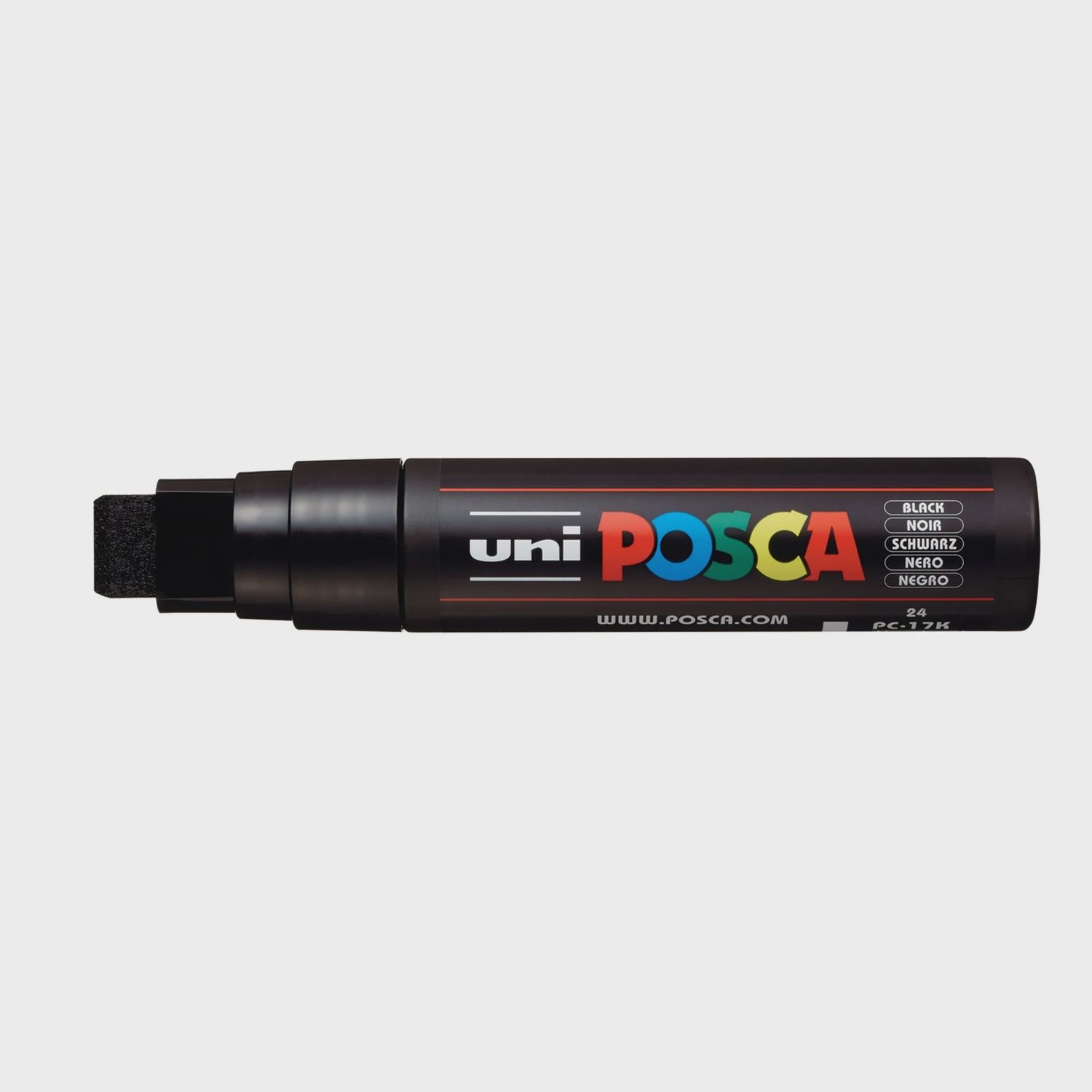 POSCA PC-17K (XBroad Chisel), COlour: BLACK