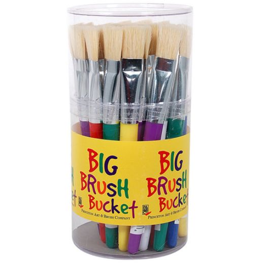 Princeton Big Brush - Canister of 30, Shape: Flat