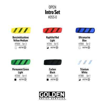 Golden Acrylic Sets - OPEN