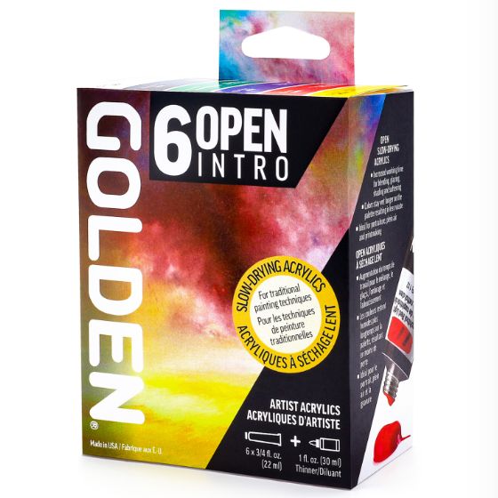 Golden Acrylic Sets - OPEN, Size: Intro - 3/4oz x 6