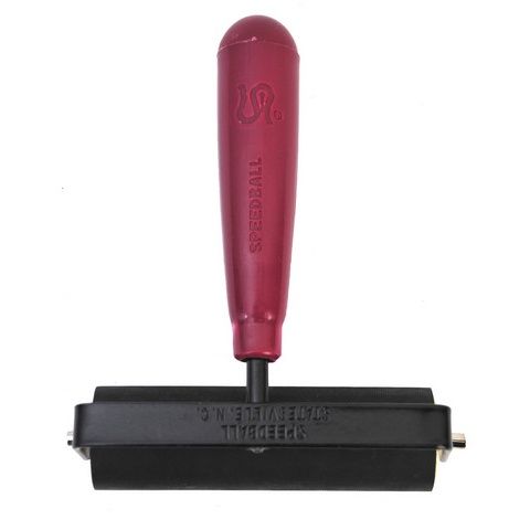 Speedball Brayer - Hard Rubber, Type: 4"
