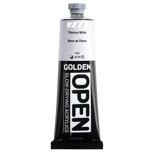 Golden Open Slow Drying Acrylic  - 5oz - Titanium White