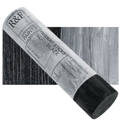 R&amp;F Pigment Stick 100ml, COlour: Ivory Black (S1)