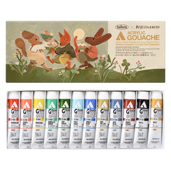 Holbein Acrylic Gouache Set - Rebecca Green