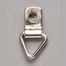 D-Ring Hangers, Type: Mini Triangle - 1 hole brace - 6 pack