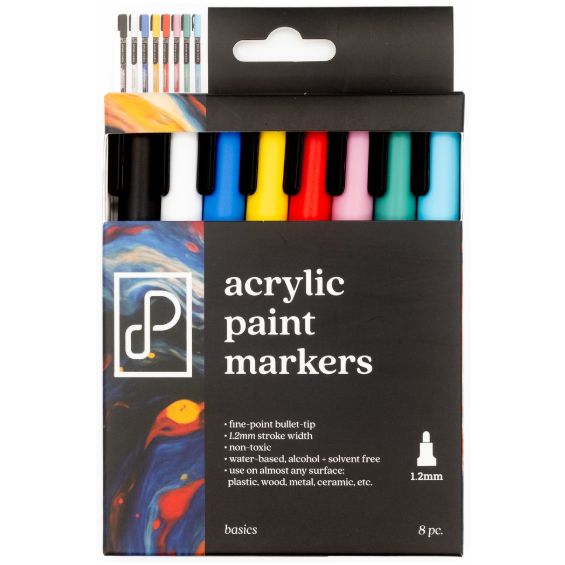 Prism Studio Acrylic Paint Marker Set, Size: Fine Bullet (1.2mm)