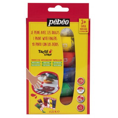 Pebeo Tactilcolor Finger Paint Discovery Kit