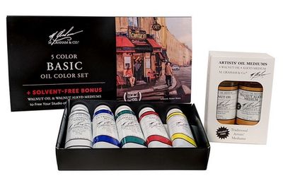 M.Graham 5 Colour Bonus Oil Set