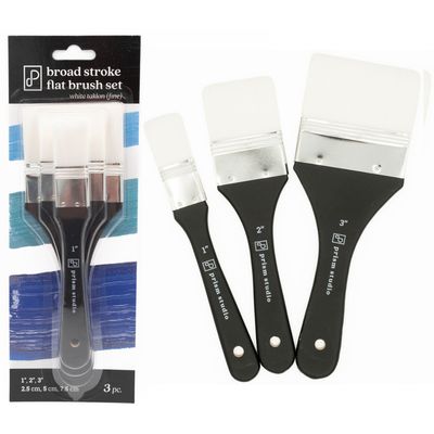 Prism Broad Stroke Flat Brush Set