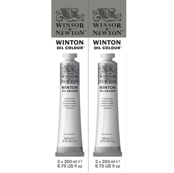 Winton Oil Colour Twin Pack, Titanium White