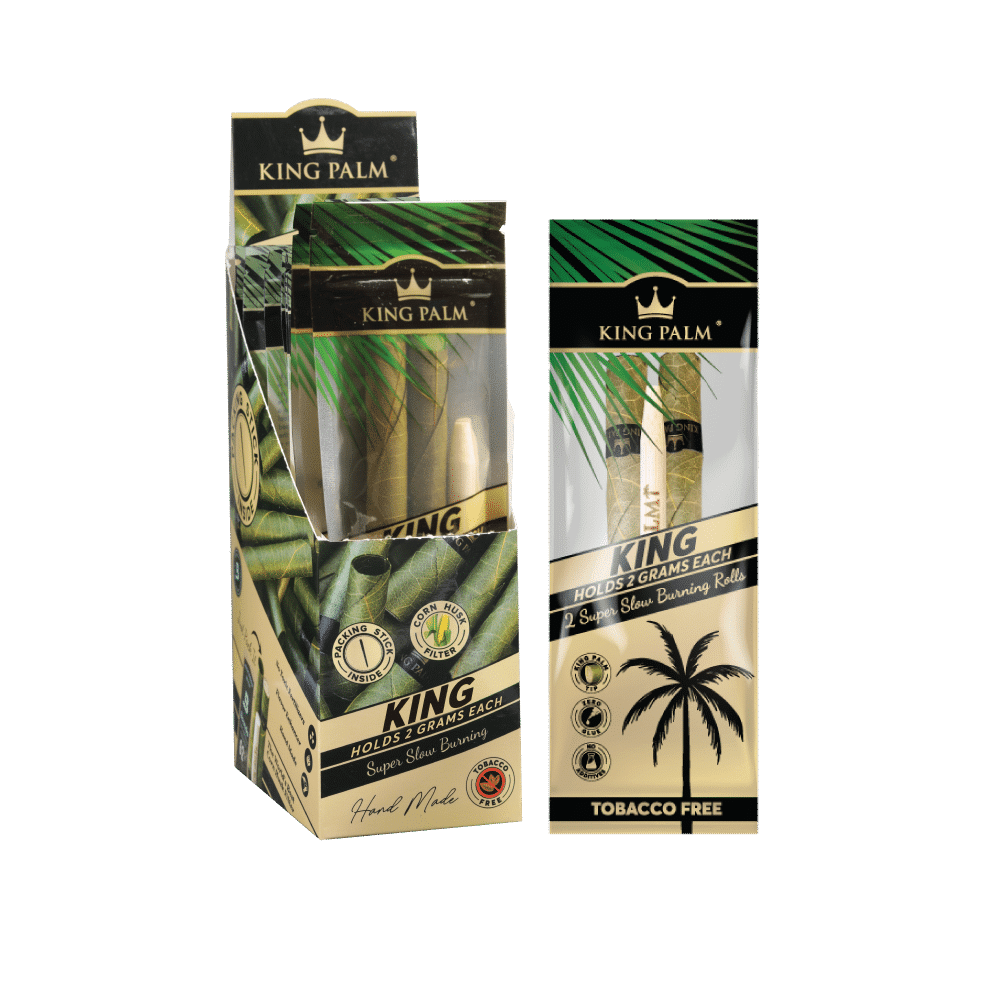 KING PALM HEMP WRAPS 2 CT KINGSIZE
