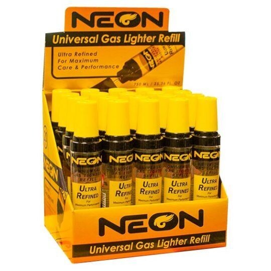 NEON BUTANE 18ML UNIVERSAL GAS LIGHTER REFILL ULTRA