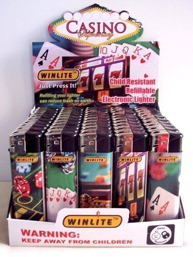WINLITE ELECTRONIC LIGHTER 50 CT CASINO