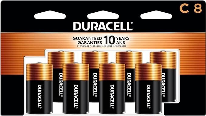 DURACELL BATTERIES C8 COPPERTOP