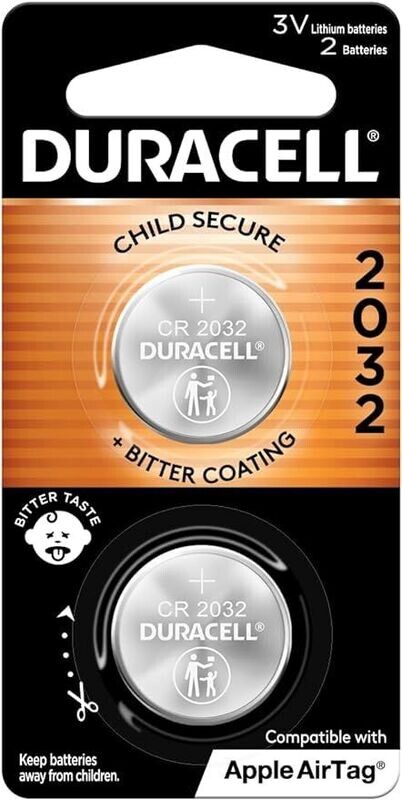 DURACELL LITHIUM BATTERY 3 V 2 PK SBCD #203 2 COIN