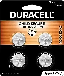DURACELL LITHIUM BATTERY 3 V 4 PK #203 2 COIN