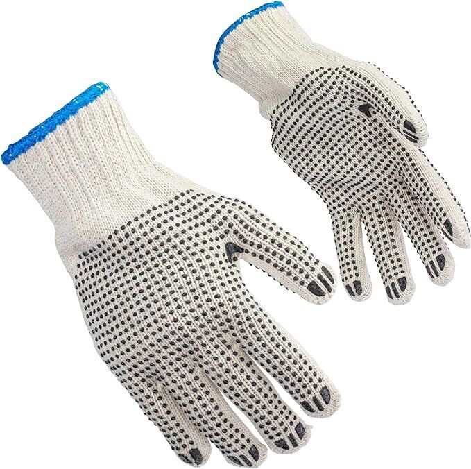 WORKING GLOVE 1 PK WHITE DOT