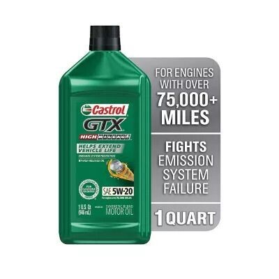 CASTROL GTX OIL 1 QT 5W-20