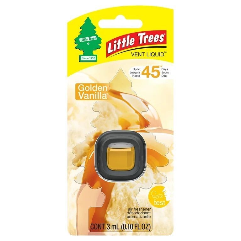 LITTLE TREE 1 CT VENT CLIP GOLDEN VANILA
