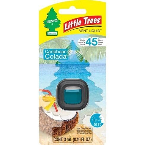 LITTLE TREE 1 CT VENT CLIP CARIBBEAN COLADA