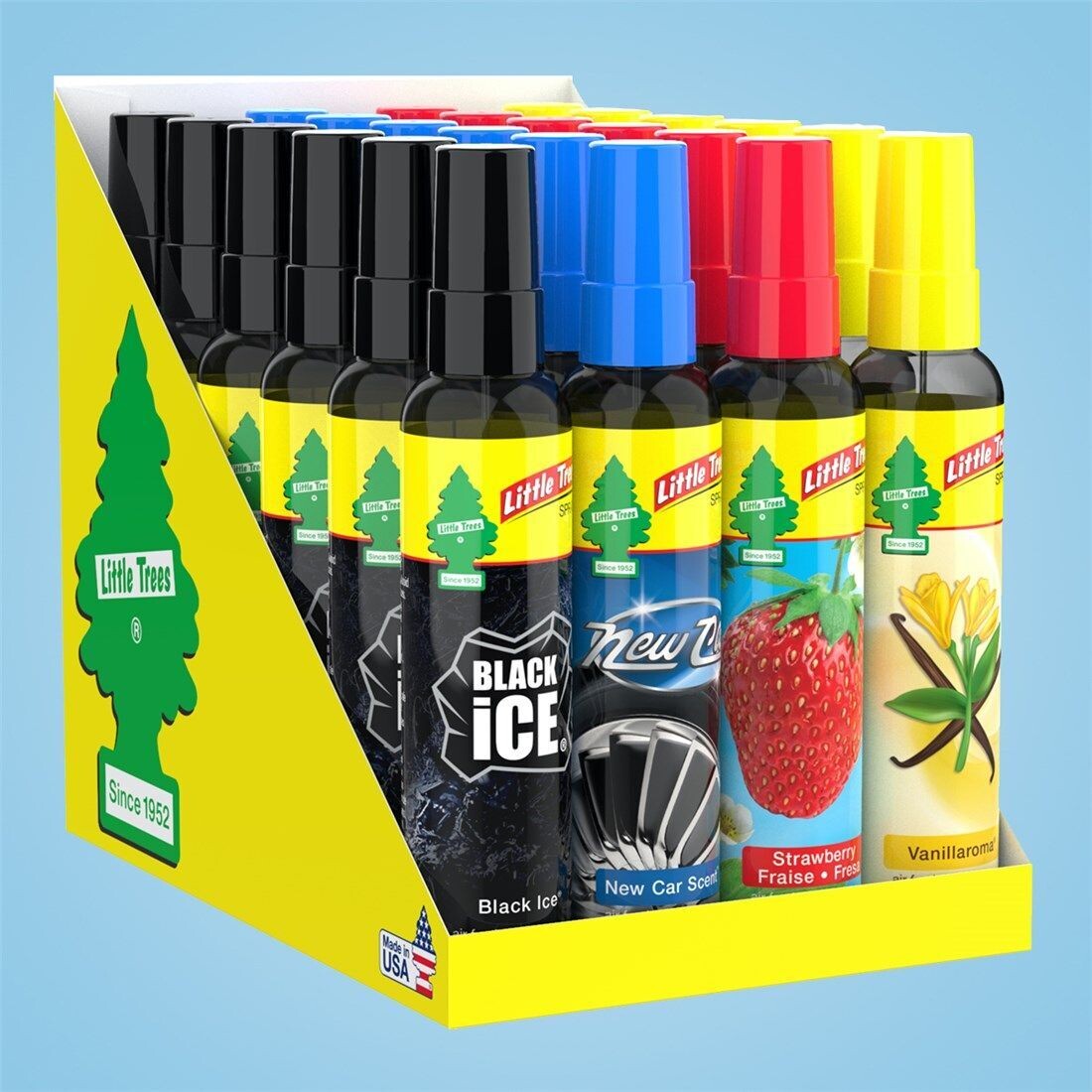 LITTLE TREE 3.5 OZ SPRAY ASSORTED SHELF DISPLAY