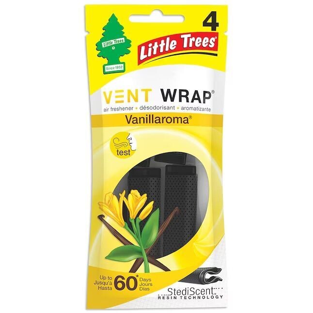 LITTLE TREE 4 CT VENT WRAP VANILLAROMA