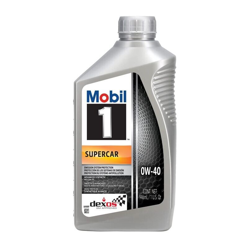 MOBIL 1 0W40 SUPERCAR 6/1 QT