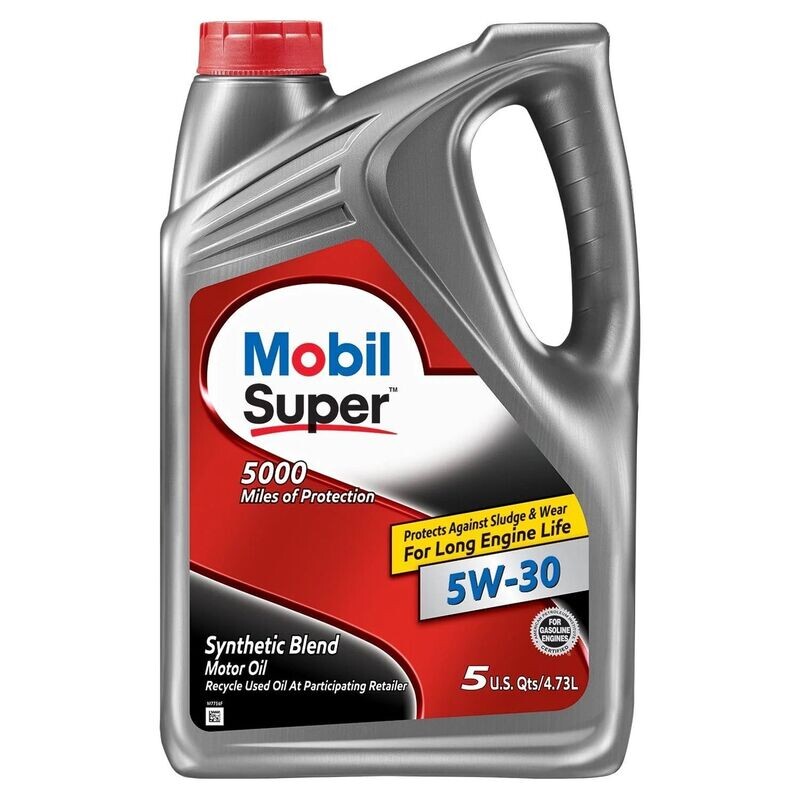 MOBIL SUPER 5000 5W-30 3/5 QT