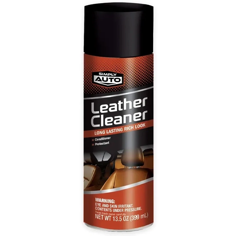 SIMPLY AUTO LEATHER CLEANER FOAM SPRAY 13.5 OZ