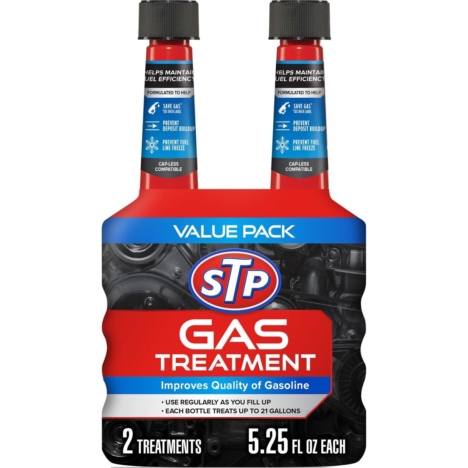 STP ADDITIVES 5.25 OZ 4 PK GAS TREATMENT