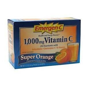 EMERGEN-C VITAMIN C 30 CT SUPER ORANGE