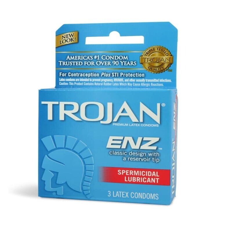TROJAN CONDOM 3 CT ENZ SPL BLUE ARMOR