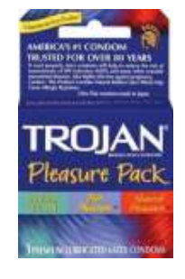 TROJAN CONDOM 3 CT PLEASURE PACK
