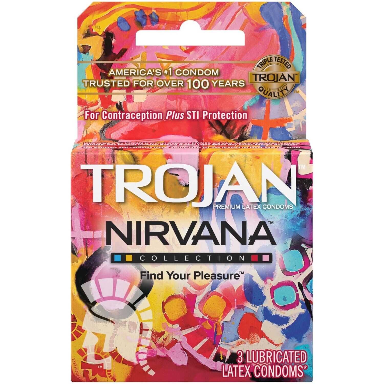TROJAN CONDOM 3 CT NIRVANA