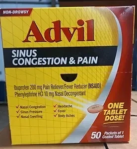 ADVIL SINUS CONGESTION & PAIN 1 CT BOX