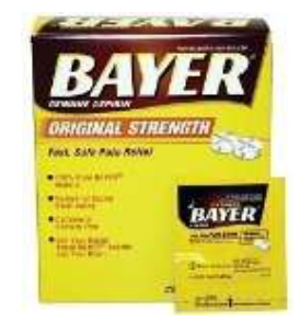BAYER TABLET 2 CT BOX