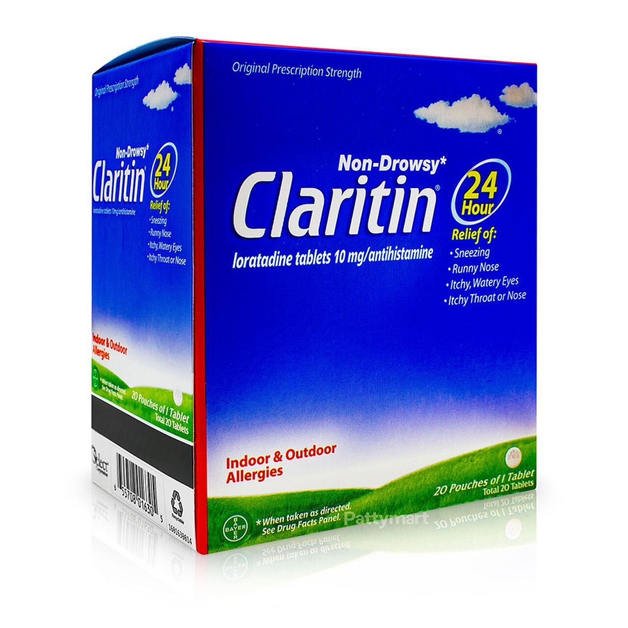 CLARITIN ALLERGY RELIEF 25 X 1 CT TABS BOX