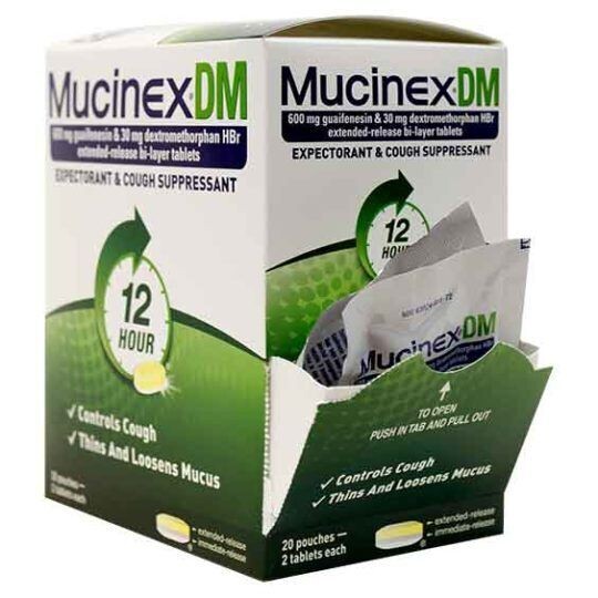 MUCINEX DM 2 CT BOX