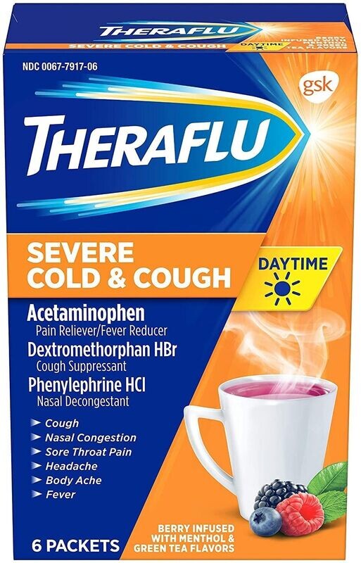 THERAFLU SEVERE COLD & COUGH 1 CT DAYTIME BOX